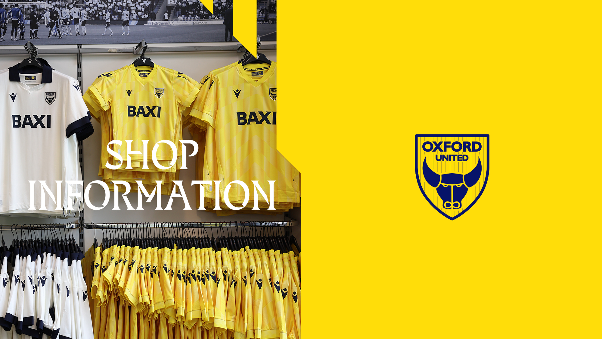 Club Shop Information | Oxford United Football Club